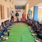 कन्या शाला घरघोड़ा मे “न्यौता भोज” का हुआ आयोजन