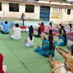 शासकीय उच्चतर माध्यमिक विद्यालय चांदमारी रायगढ़ में हुआ योग