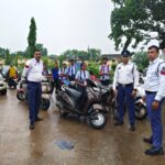 यातायात पुलिस द्वारा लगातार सख़्त और सघन कार्रवाई जारी