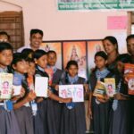 कन्या शाला घरघोड़ा मे दीप प्रज्ज्वलित कर साक्षरता पखवाड़ा का हुआ शुभारम्भ