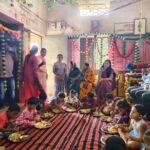 जिले के आंगनबाड़ी केंद्रों में वृहद न्योता भोज, कलेक्टर ने की कनकबीरा का निरीक्षण