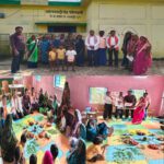 आंगनबाड़ी केंद्र पतेरापाली में सेवा संकल्प अभियान के तहत आंगन मिलन सेवा कार्यक्रम आयोजित