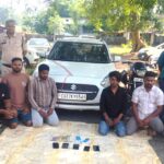 थाना तुमगांव क्षेत्र अंतर्गत ग्राम अमावश-बेलटुकरी तालाब के पास खुला स्थान पर संगठित होकर जुआ खेल रहे 07 आरोपी गिरफ्तार।