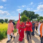 माँ रुद्रेश्वरी के दर्शन हेतु निकली भव्य पदयात्रा, सैकड़ों श्रद्धालुओं ने 20 किलोमीटर पैदल चलकर लिया माँ का आशीर्वाद
