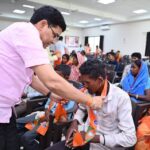 प्रभारी मंत्री की मौजूदगी में वार्ड 10 के सैकड़ों लोगों ने थामा भाजपा का दामन